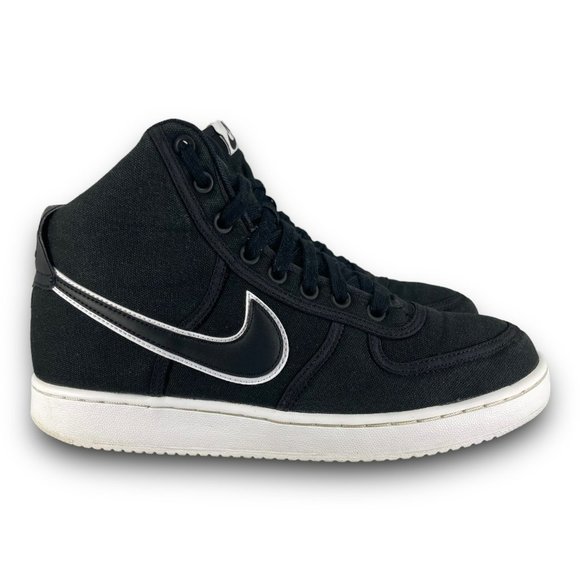 Nike Shoes - Nike Vandal High Top Sneakers AJ9750-001 Canvas Lace Up Black White Women 8.5